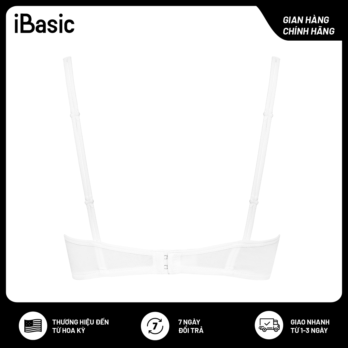 Áo ngực nữ học sinh iBasic cotton USA kháng khuẩn BRAT018