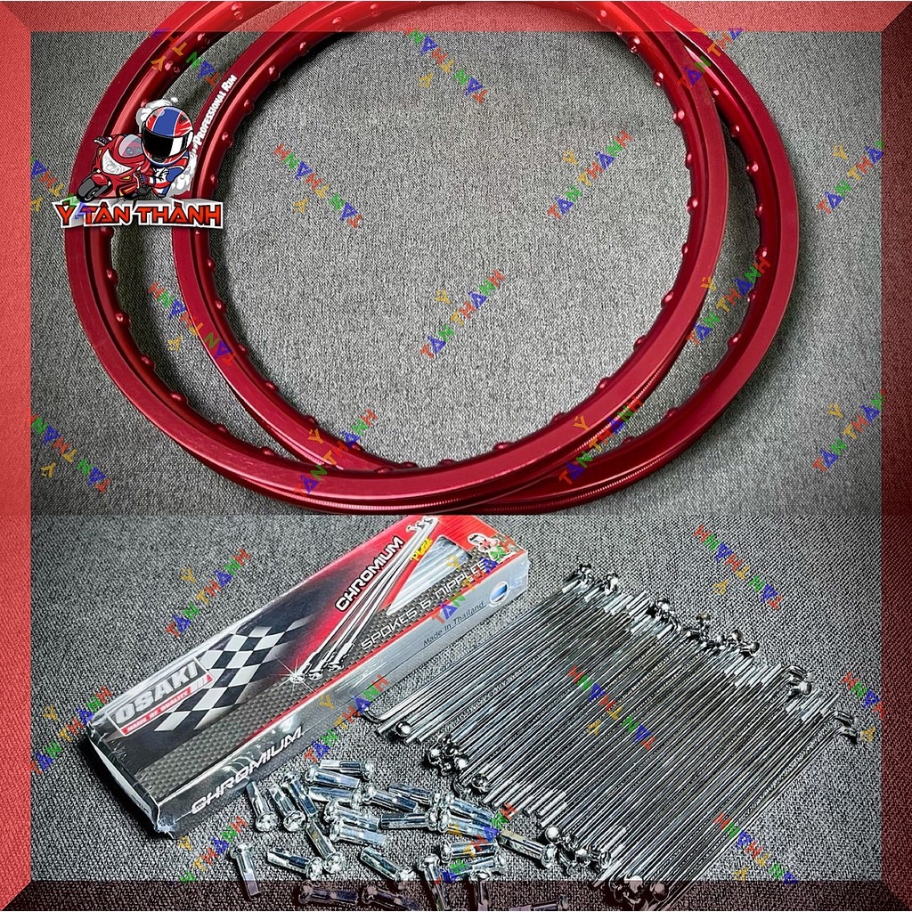 niềng nhôm căm mạ crom