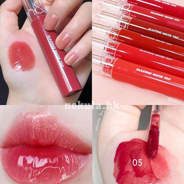 [HCM]SON TINT BÓNG LÌ ROMAND GLASTING WATER TINT (IB CHỌN MÀU)
