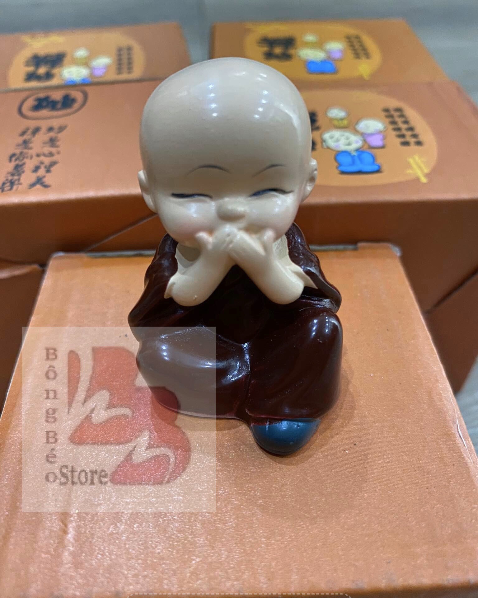[HCM]Bộ Tượng 4 Chú Tiểu Tứ Không