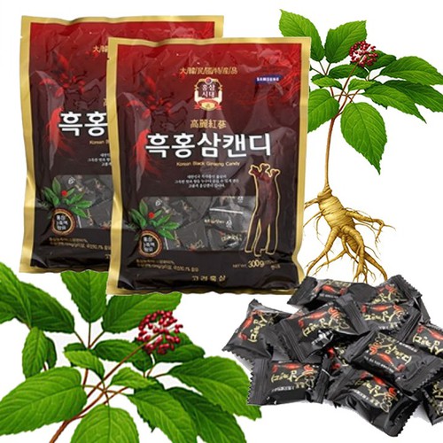 [HCM]2 Gói Kẹo Hắc Sâm Hàn Quốc 300g