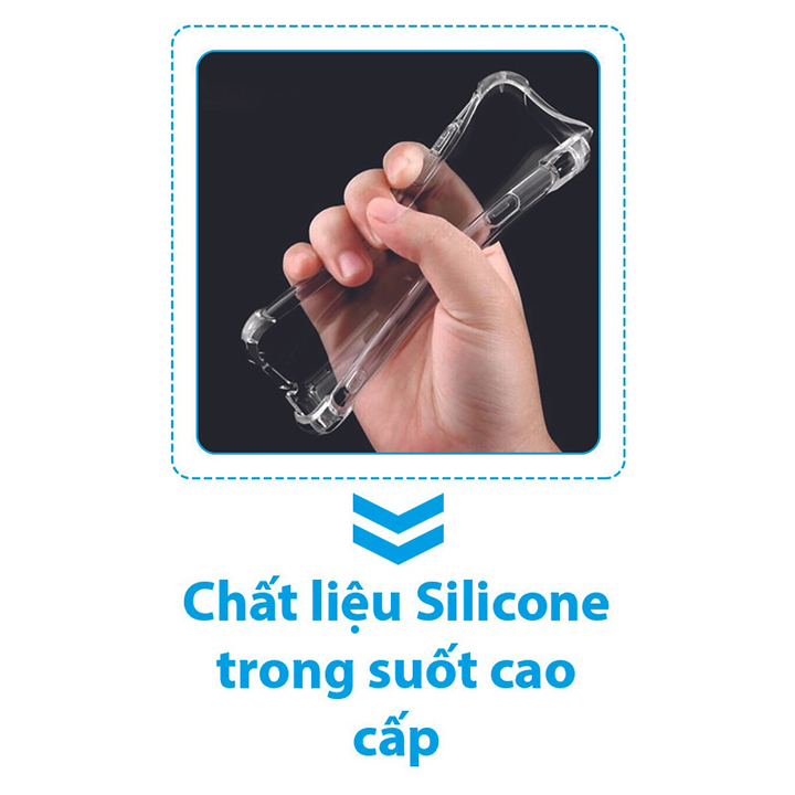 Ốp lưng iPhone 11 Pro Max Silicon dẻo trong suốt chống sốc
