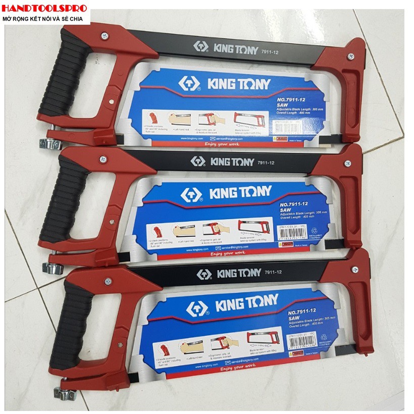 305mm Cưa sắt đỏ đen Kingtony 7911-12