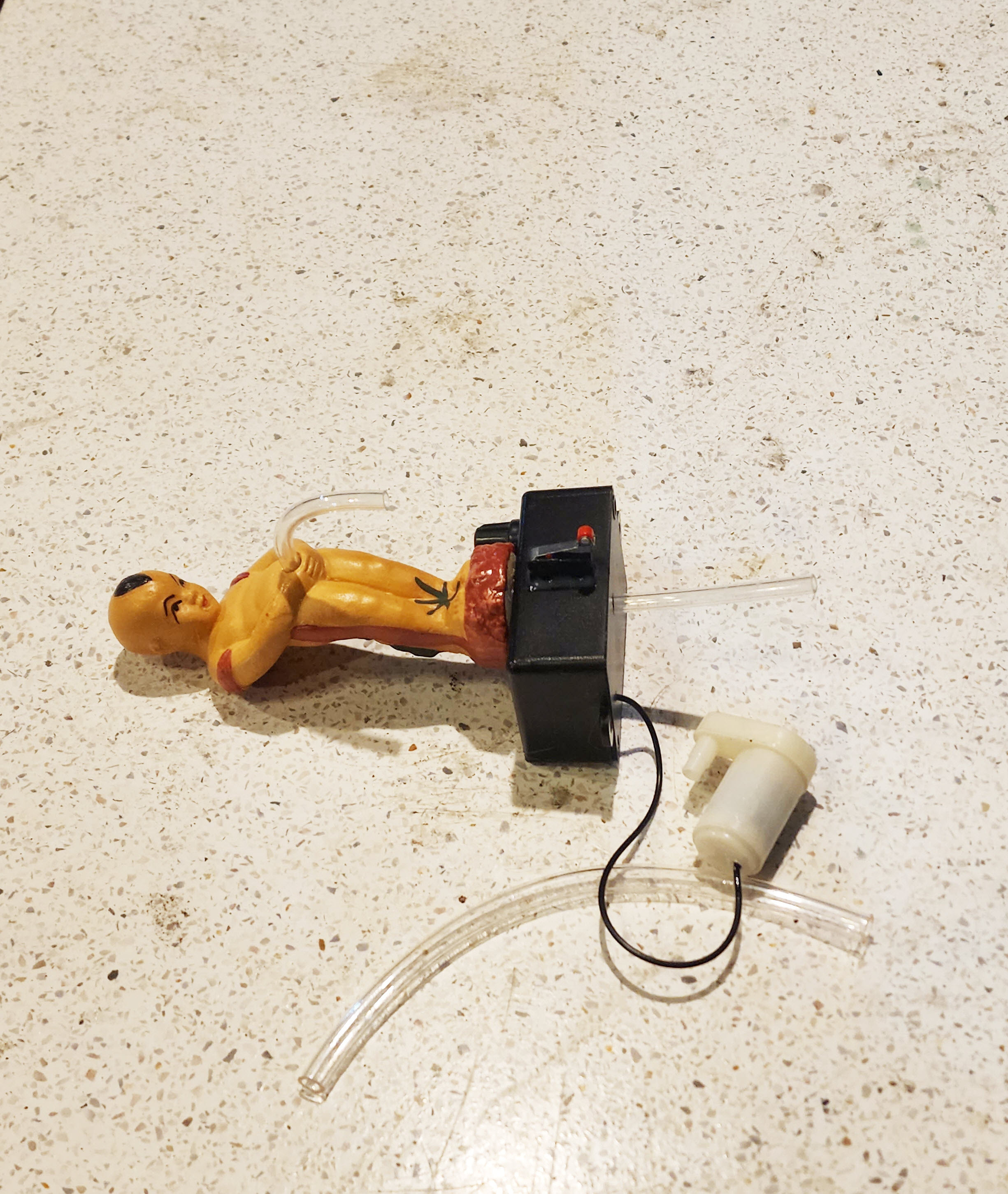 [đã HÀN sẵn như hình] Combo rót ruou bơm chìm công tắt hành trình
