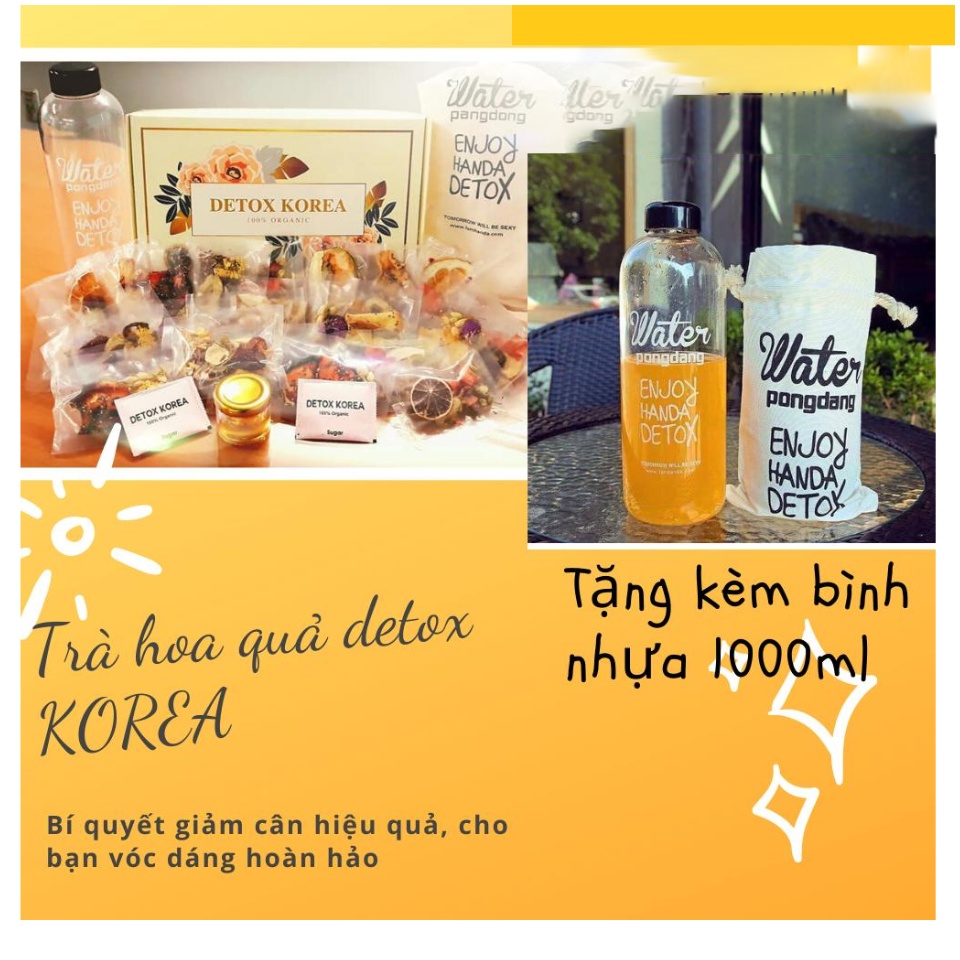 Set tea detox dried fruit-Lose Weight keep beautiful skin (without vase box bag fabric)