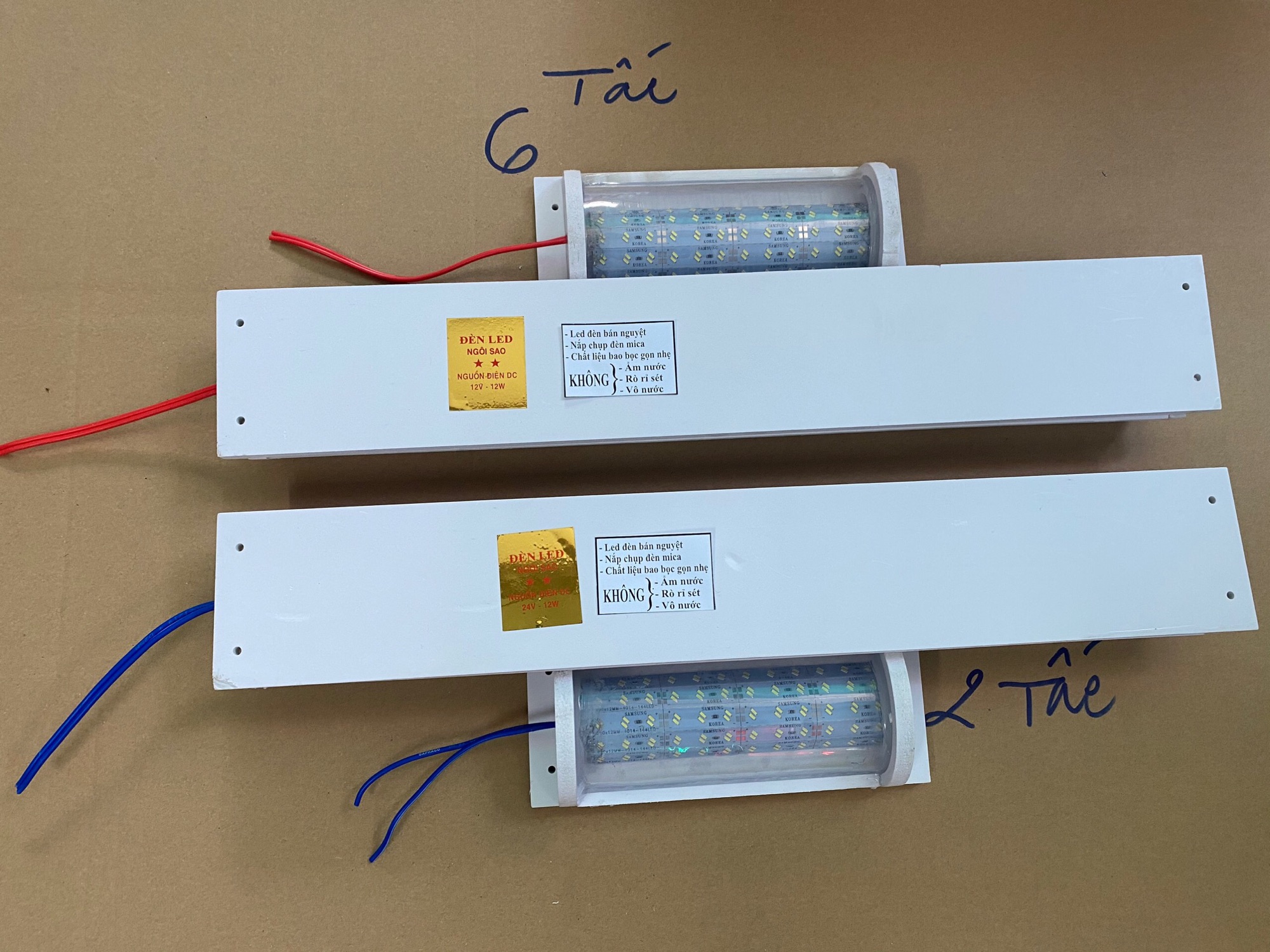Đèn led  12V/ 24V dài 60cm bán nguyệt