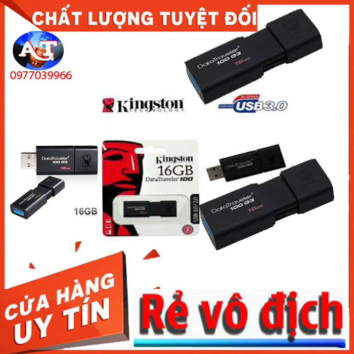 USB Kingston DataTraveler 100 G3 16GB VÀ 32G USB 3.0 Siêu Ưu Đãi tại Lazada USB Kingston DataTraveler 100 G3 16GB VÀ 32G USB 3.0 Siêu Ưu Đãi tại Lazada