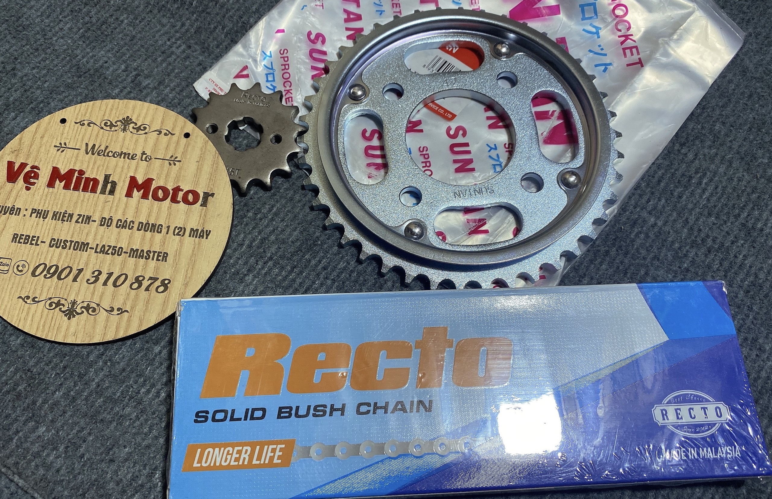 Nhông sên dĩa honda master 125