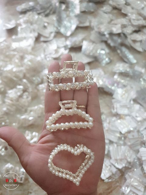 KẸP TÓC NỮ NGỌC TRAI [ SET 2 CÁI ]