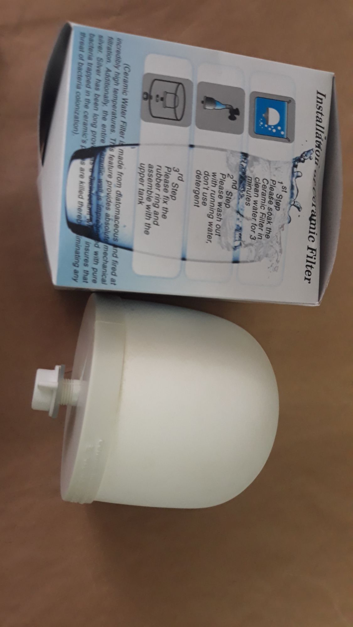 Núm sứ lọc tốt hàn quốc ( vỏ trắng)
