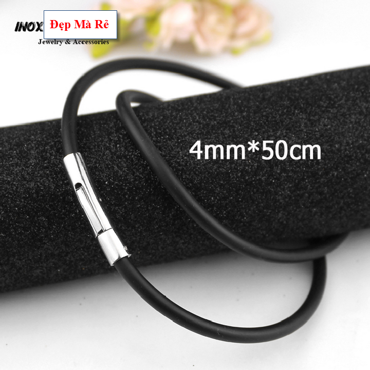 Necklaces male rubber bands size lock stainless steel premium-commitment 1 Đổi 1 if Hoen rust