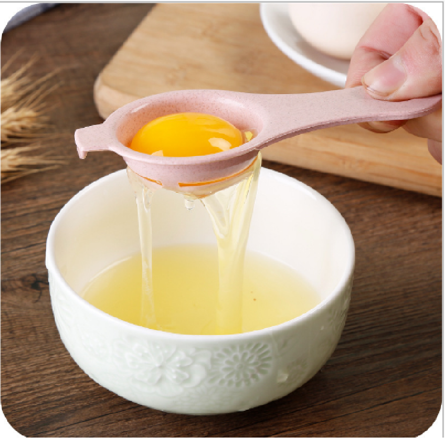 Set 3 Dụng Cụ Tách Lòng Đỏ Trứng Gà chất liệu sợi tre