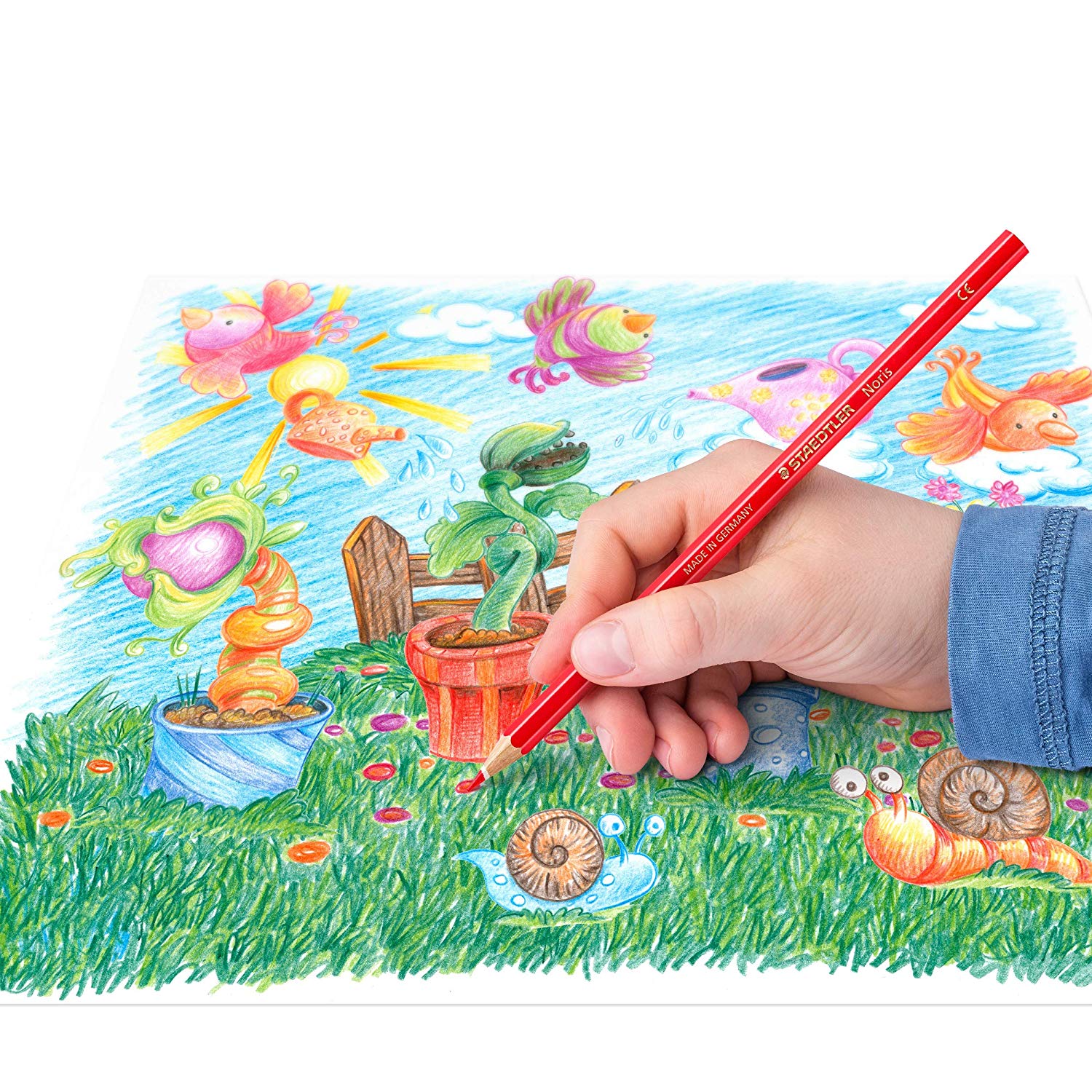 Hộp chì màu sắt cao cấp STAEDTLER 145 ( 12 màu,24 màu,36 màu)