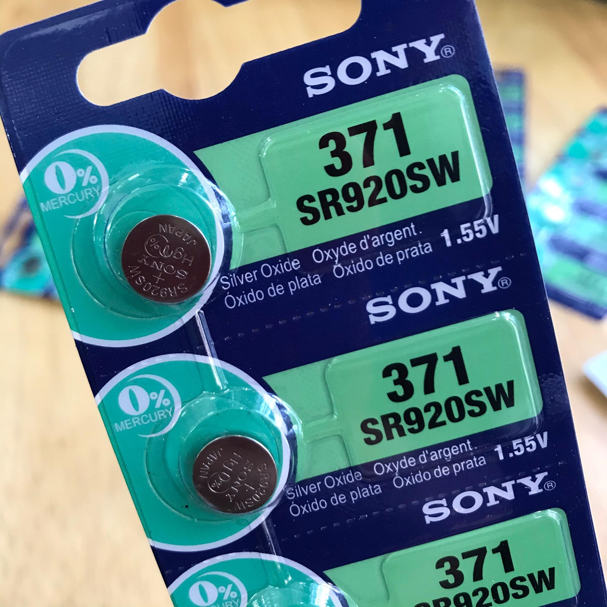 PIN ĐỒNG HỒ ĐEO TAY SONY 364/ 377/ 371 , Pin Sony 1,55V lắp cho đồng hồ đeo tay
