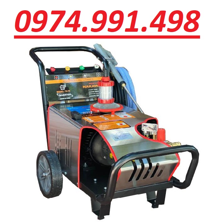 Máy rửa xe cao áp 7.5kw nakawa 3500 psi 3 pha tx-75