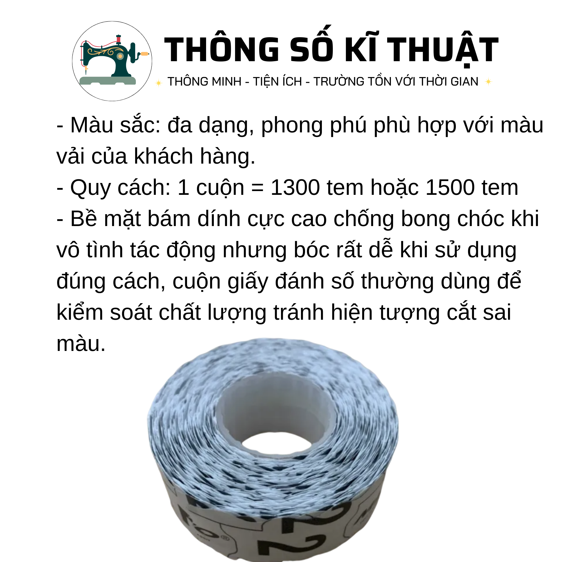 (COMBO 10 CUỘN) Cuộn Đánh Số Meto 2 Đế Đen