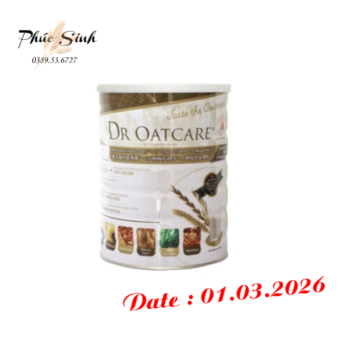Sữa hạt Dr Oatcare - Lon 850gr