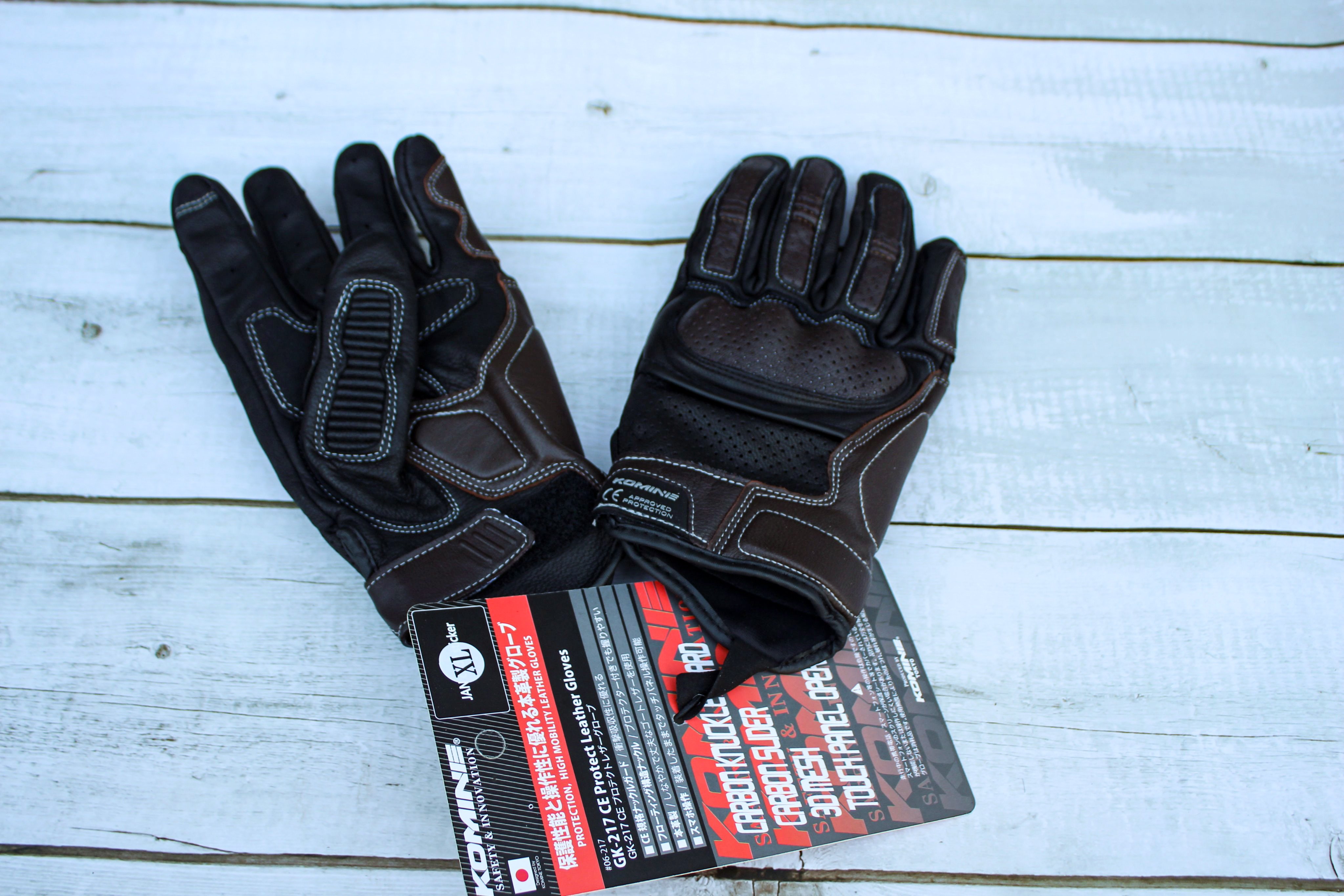 Găng tay da Komine GK217 cao cấp