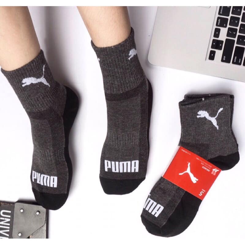 💥💥 SET 5 ĐÔI TẤT PUMA NAM CỔ CAO HÀNG SIÊU CẤP 💥💥