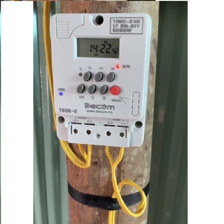 Timer hẹn giờ điện tử tắt bật tự động chính hãng DECOM 5000W