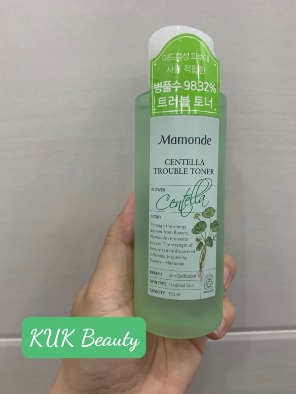 Toner Rau Má Mamonde Centella Trouble 150ML