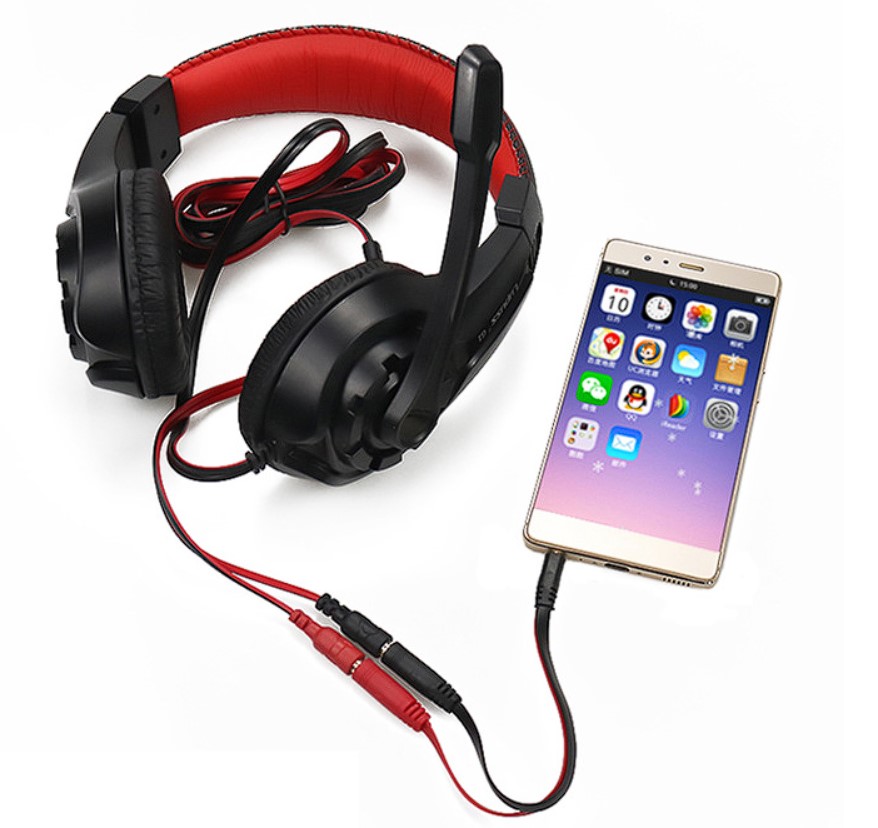 Cáp chia Audio 3.5mm ra mic và loa