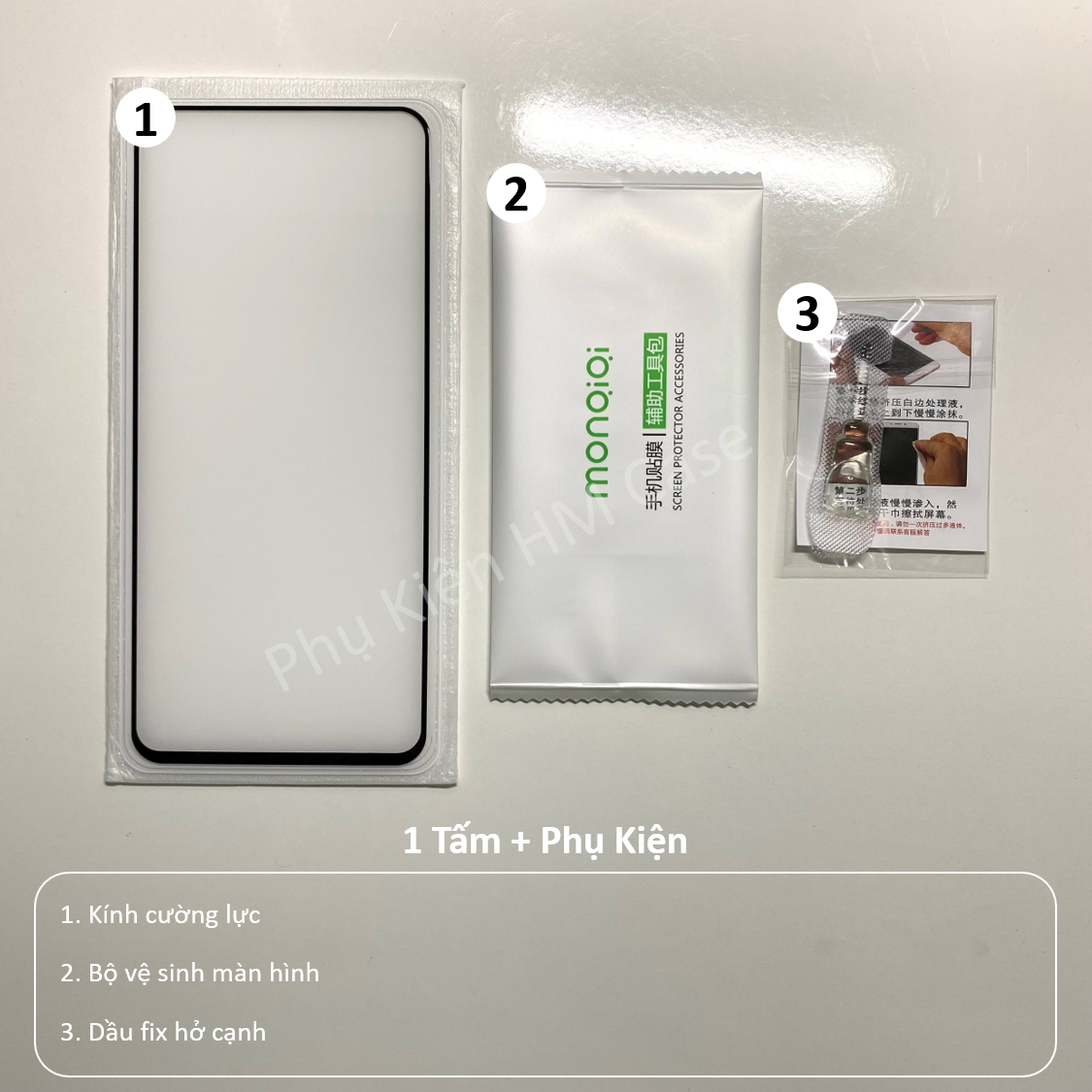 Cường Lực MONQIQI Redmi K50 / Redmi K40 / K40 Gaming / Mi 10T / K30 / K30 Pro / Poco X2, Full màn hình