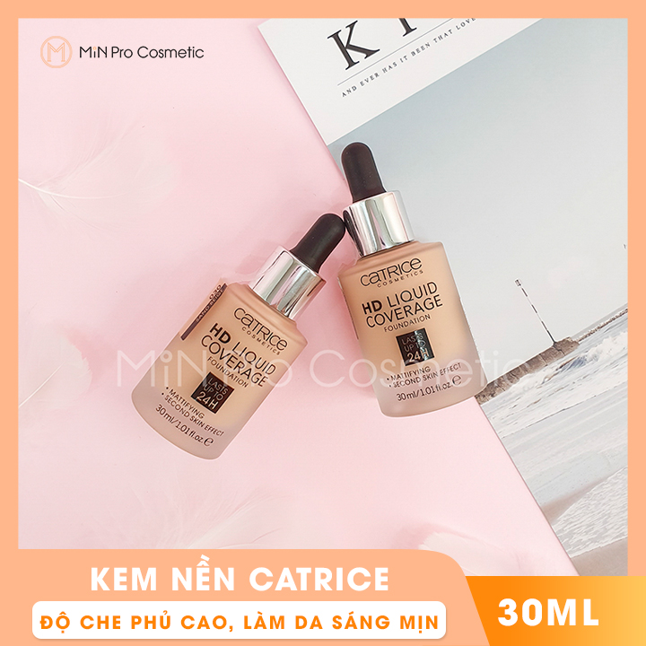 [HCM]Kem nền Catrice HD Liquid Coverage Foundation 30ml