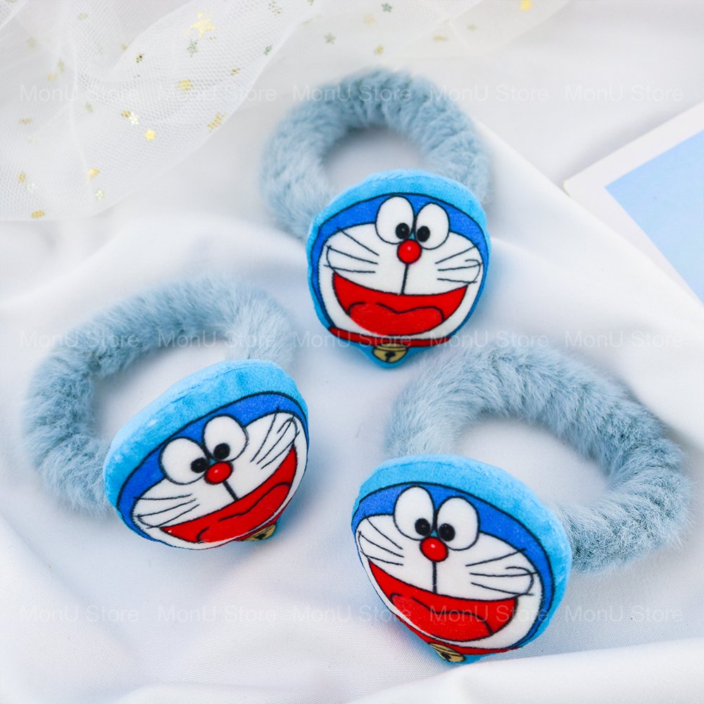 Cột tóc bông hình DORAEMON DOREMON dễ thương cute MON0028