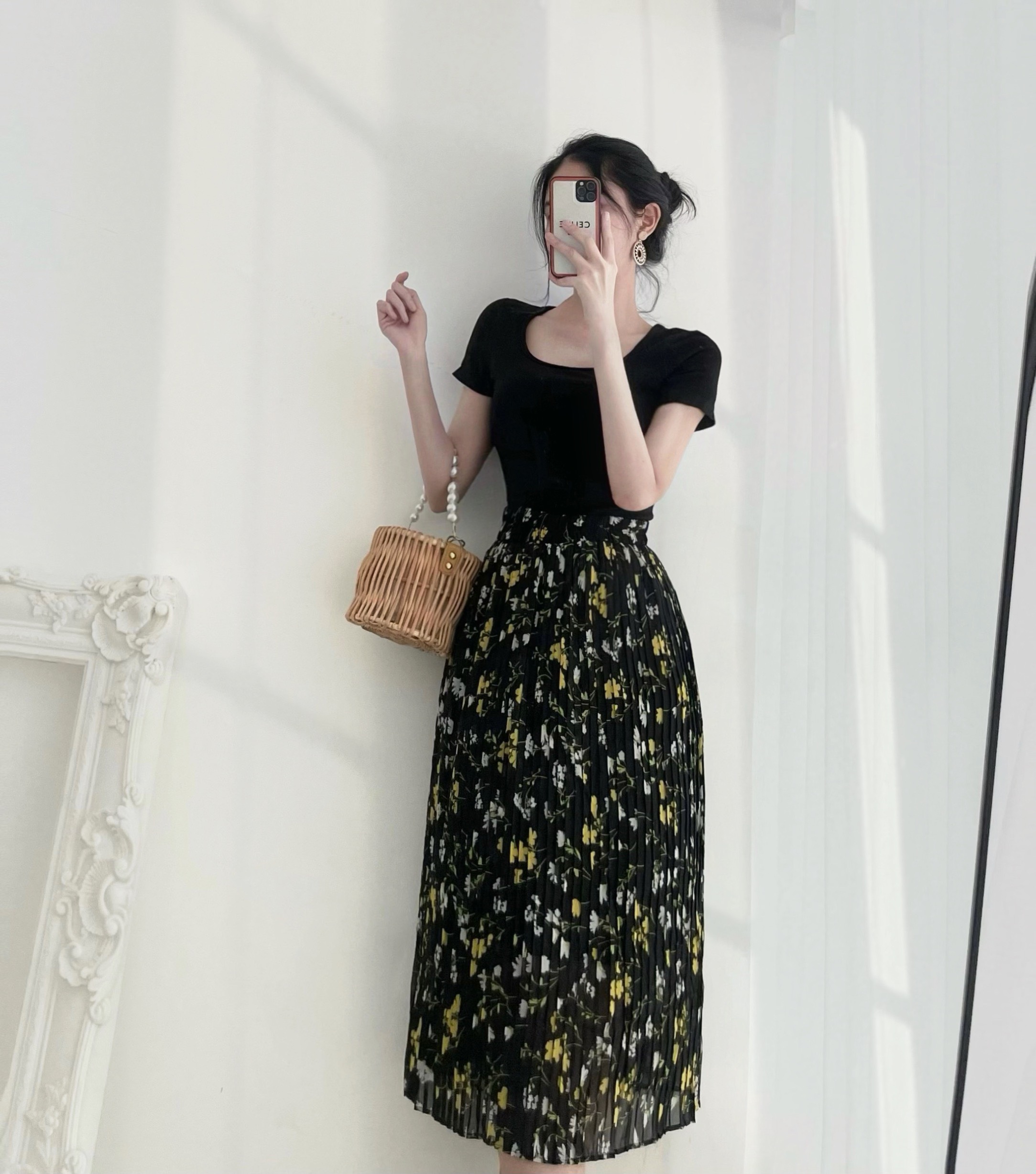 CATI Chân váy dập ly (1983)