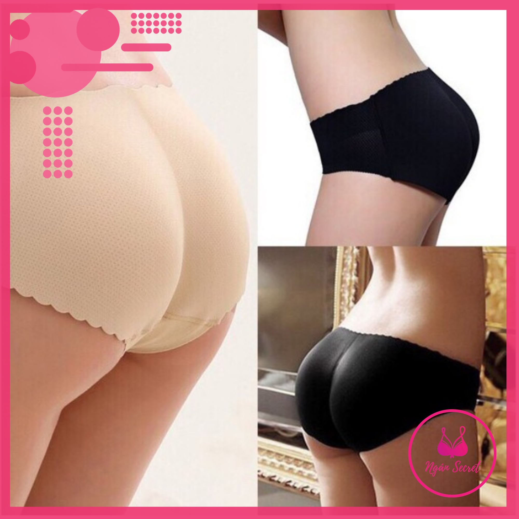 Quần độn môngnâng mông su đúc chống xệ cạp thấp