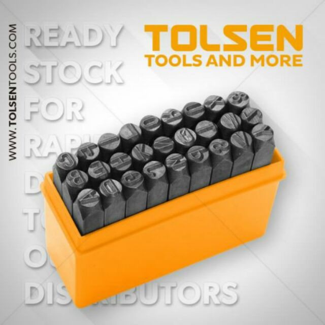 25101 bộ đóng chữ 27 cây 3mm tolsen