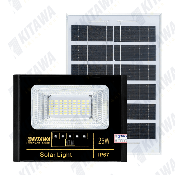 Đèn pha năng lượng mặt trời 25w KITAWA DP125