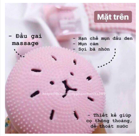Cọ Rửa Mặt Bạch Tuộc (Nhiều màu)