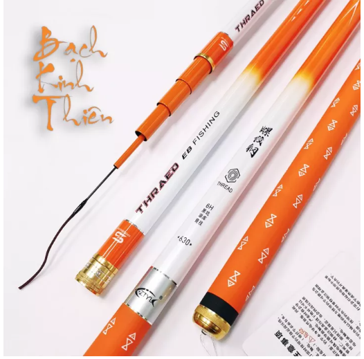 cần bạch hồng 5m4+phao đêm+dù X8