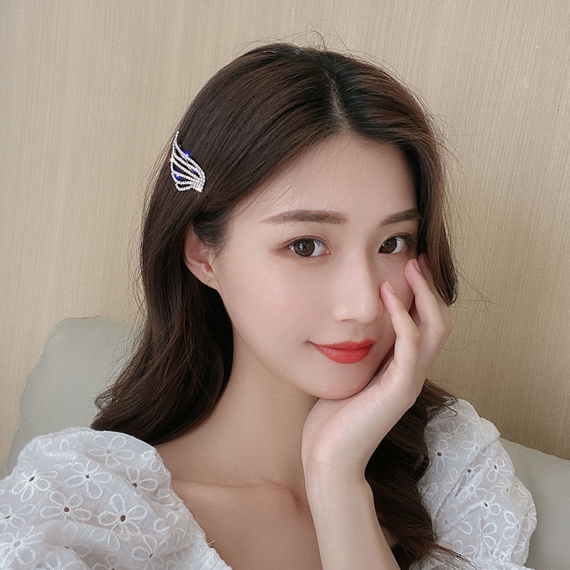 Kẹp tóc đôi cánh thiên thần đính đá Rhinestone