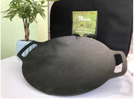 [ Hàng Chính Hãng ] Chảo đá nướng không dùng dầu size 33cm Ecoramic Nhập Khẩu Hàn Quốc