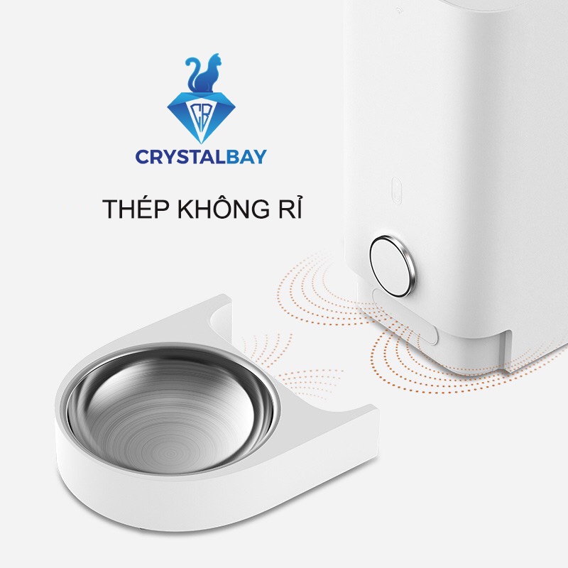 (New 2026) Máy cho ăn tự động cho mèo thú cưng Petkit Infinity Fresh Element 3 – Dung tích 5L, lồng chứa Inox