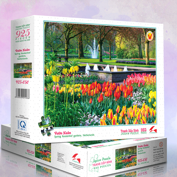 Tranh xếp hình 925 mảnh - Vườn Xuân