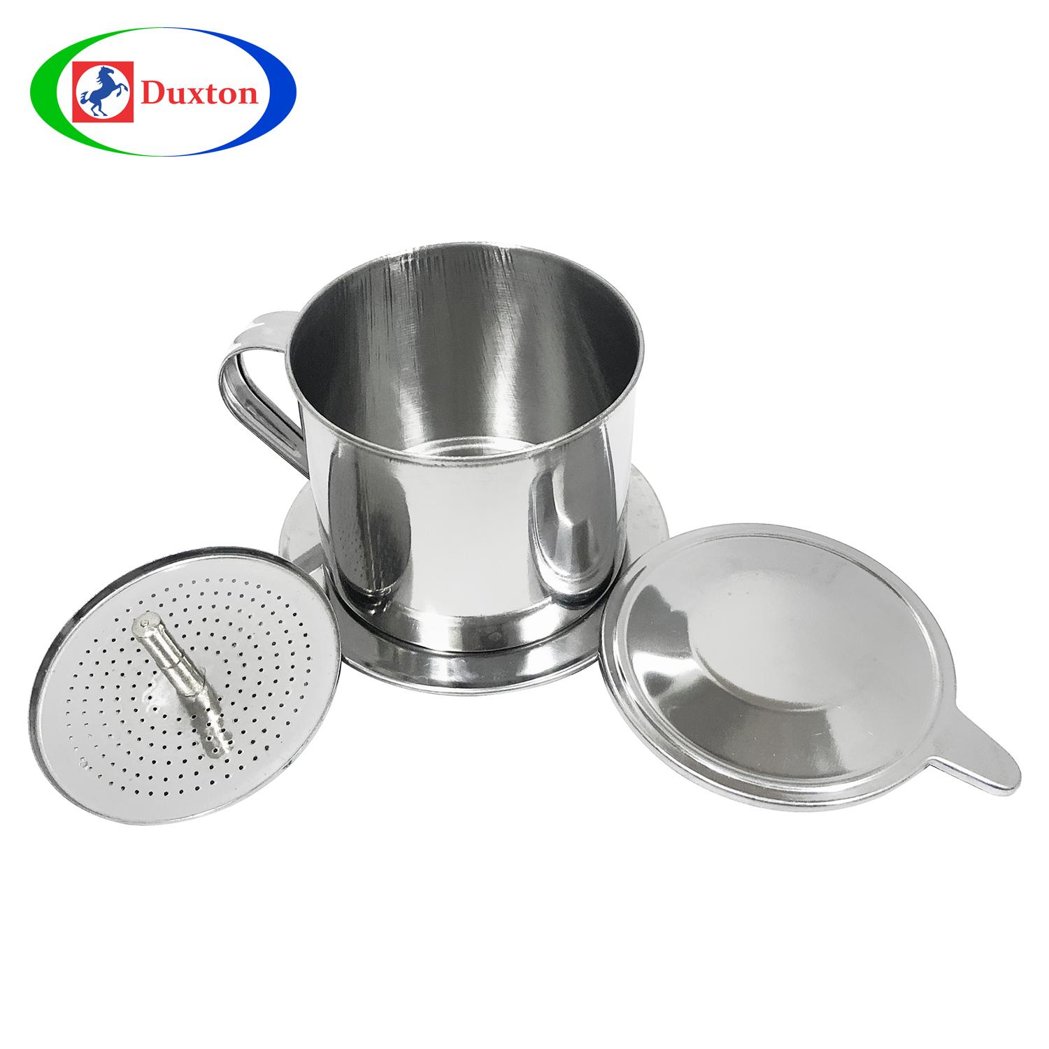 Phin cà phê inox dạng vặn Duxton DG-PHINVAN9 9cm