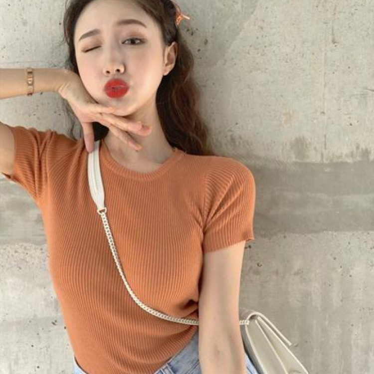 Áo len tăm cổ tròn (hàng Quảng Châu) P161