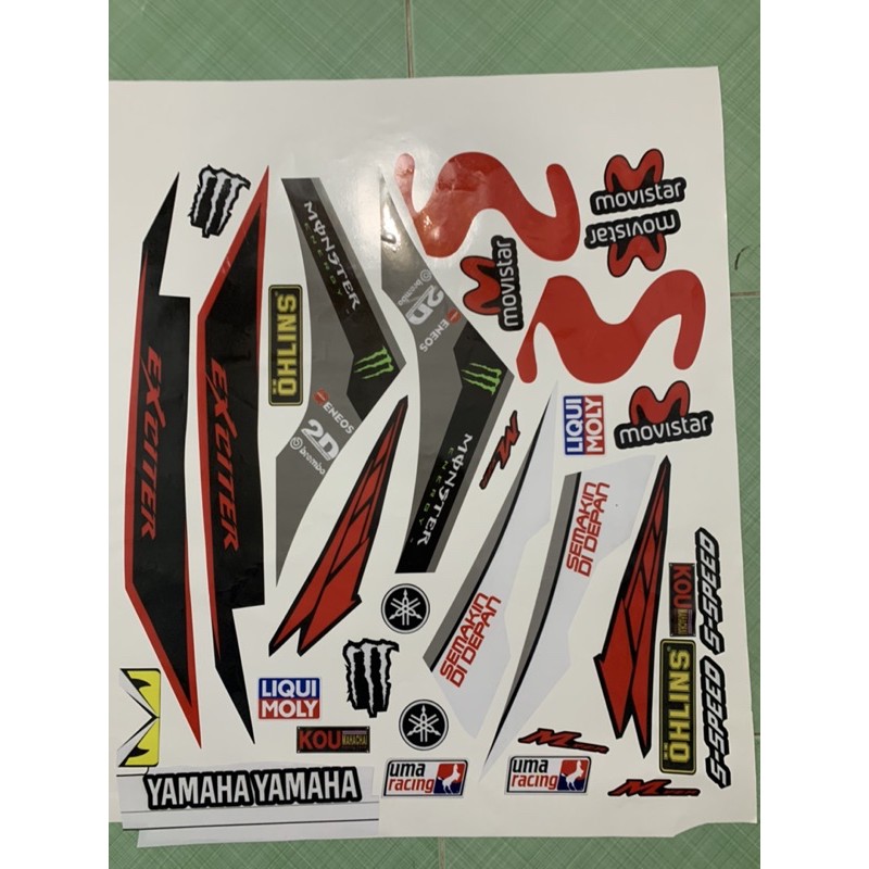 Tem exciter 135 movi đỏ đen