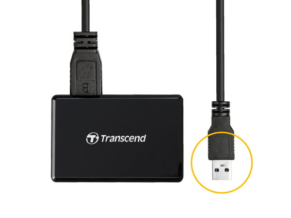 Đầu đọc thẻ nhớ USB 3.1 Transcend RDF8 (Đen) Chính Hãng