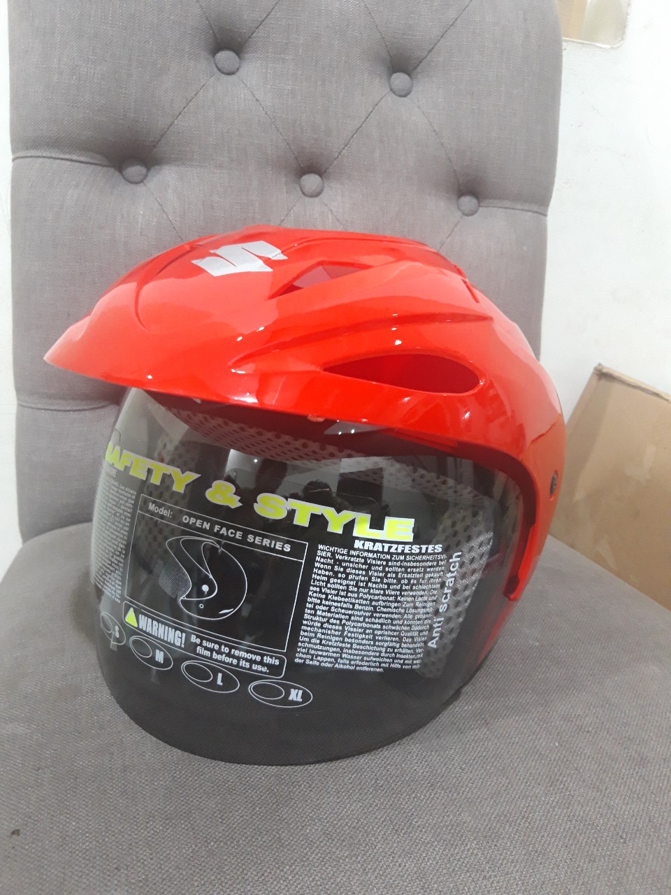 Mũ/Nón bảo hiểm SUZUKI ĐỎ