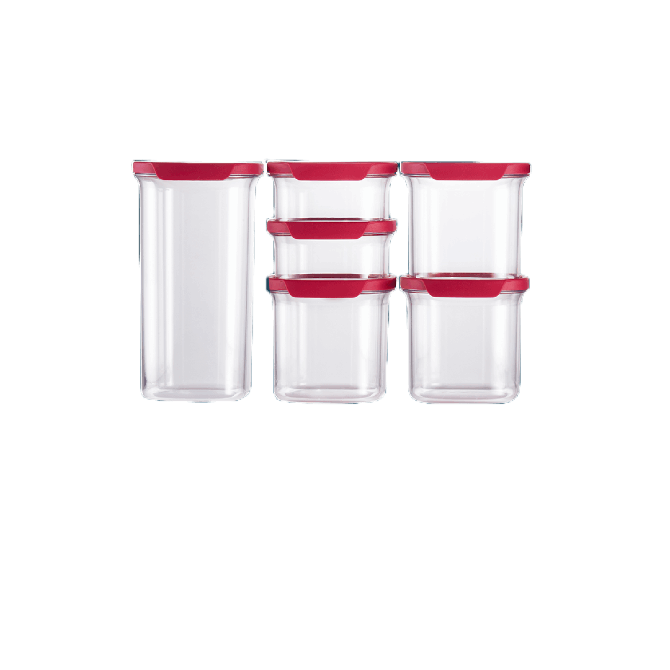 Bộ hộp bảo quản thực phẩm Tupperware Ultra Clear (6 hộp)