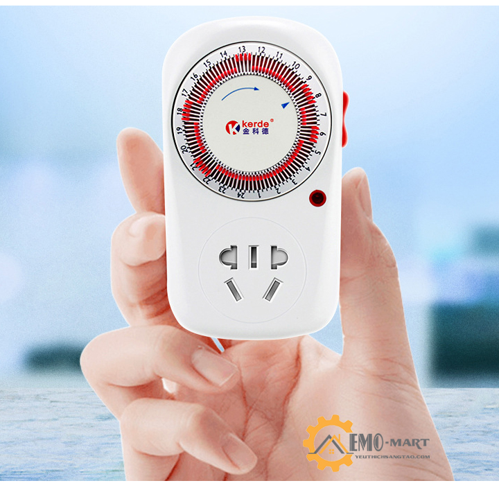 Ổ cắm hẹn giờ lập trình cơ Kerde TW-E05