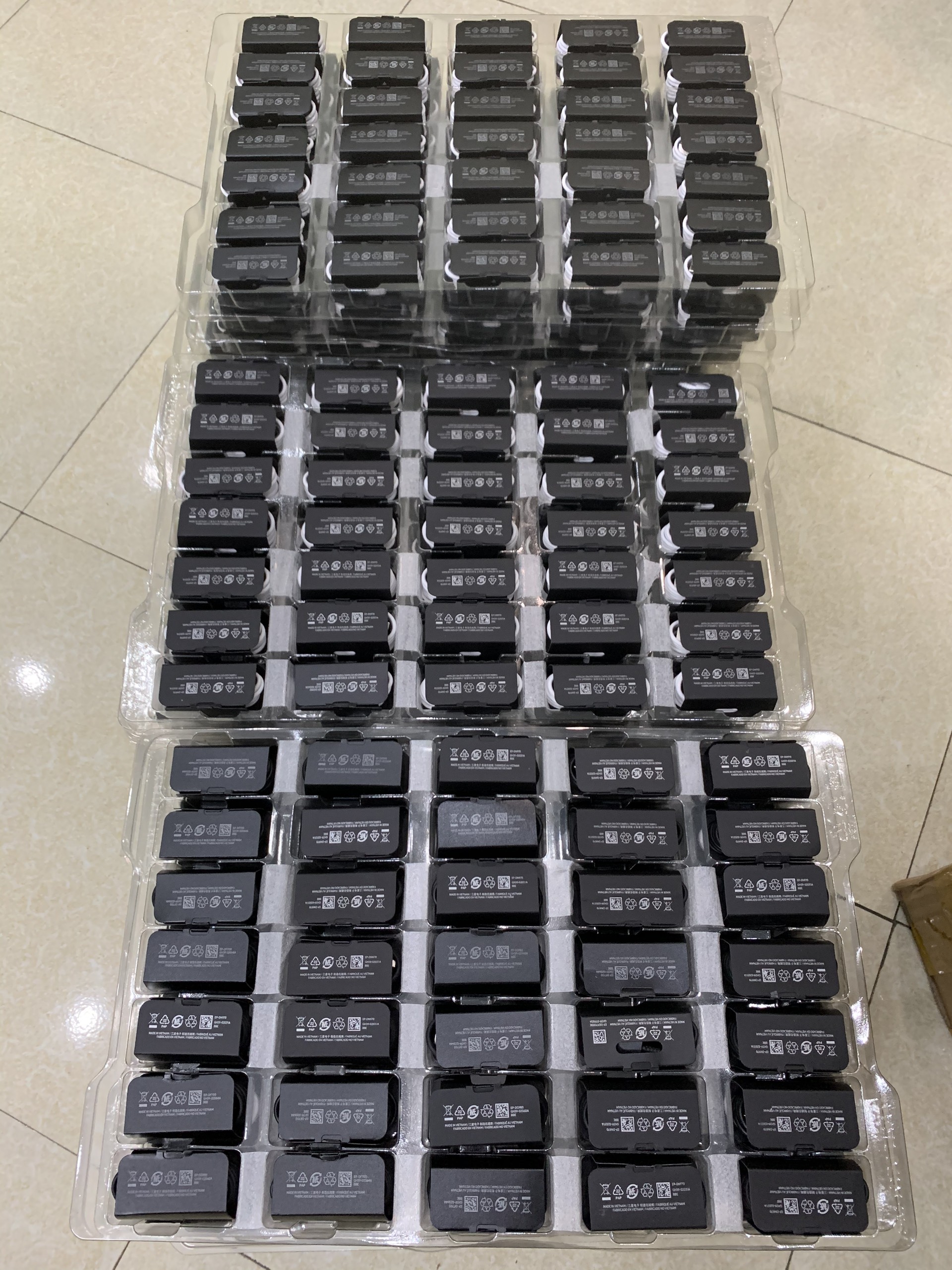 bộ củ cáp sạc nhanh chân type c