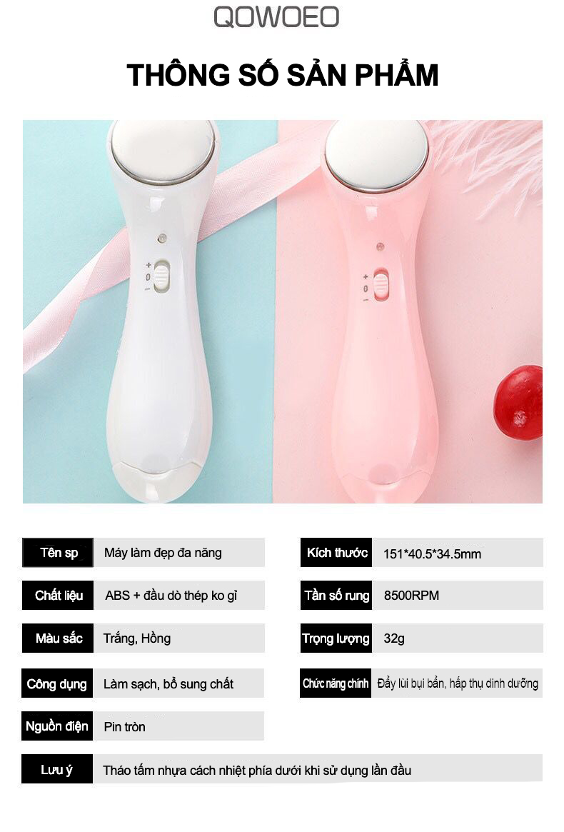 Máy Massage Mặt ION Âm Cầm Tay (Mẫu 2021)