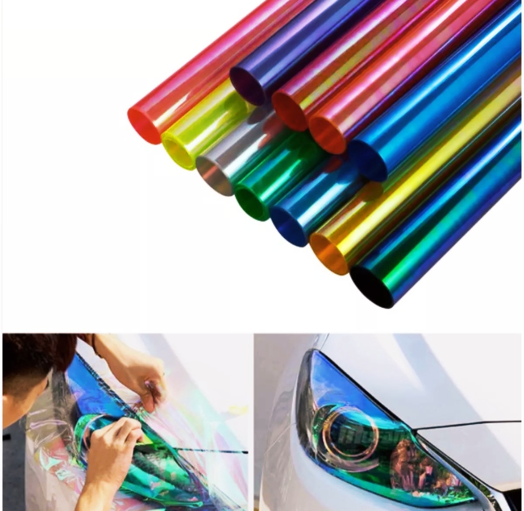 Đề can dán pha đèn màu ngọc trai  (30cm x 50cm)