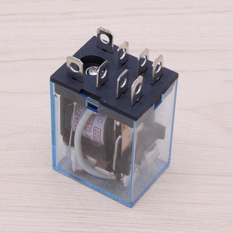 RELAY TRUNG GIAN LY2N-J RELAY 220V 10A 8 CHÂN (KHÔNG ĐẾ)